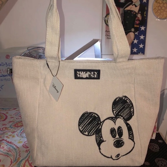 NWT Disney Mickey Mouse tote in corduroy. Limited Edition - Picture 6 of 12